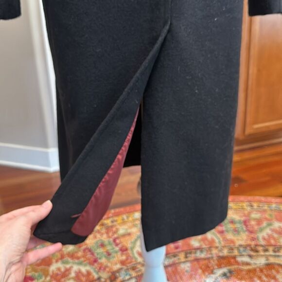 REBECCA MINKOFF OFFICER’S COAT WOOL BLEND ADMIRAL GOLD BUTTONS LINED $598 EUC S - Picture 12 of 17